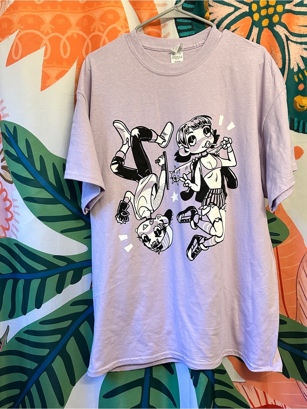 Hanna Schroy Punk Girls Shirt - Lavender Unisex Adult XL